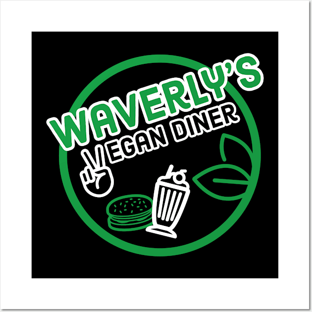 Waverly's Vegan Diner Wall Art by Kizmit